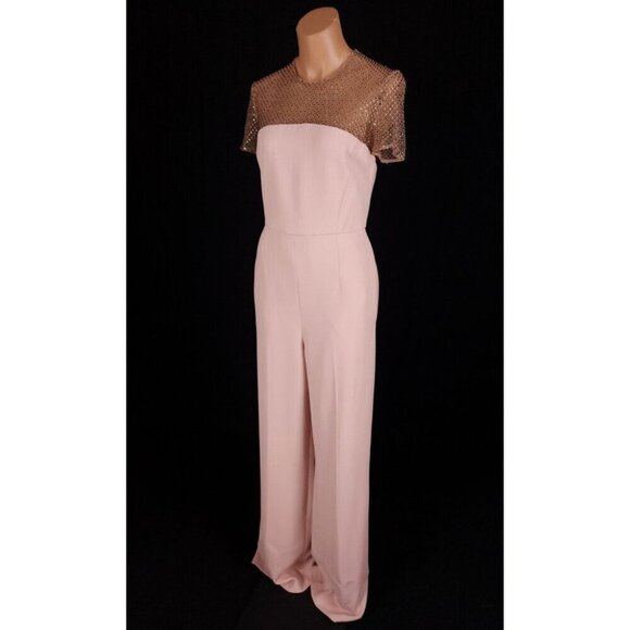 Stella McCartney Alysha Crystal-Embellished Jumpsuit 38 US 2 XS Rose $3200 - Picture 6 of 16